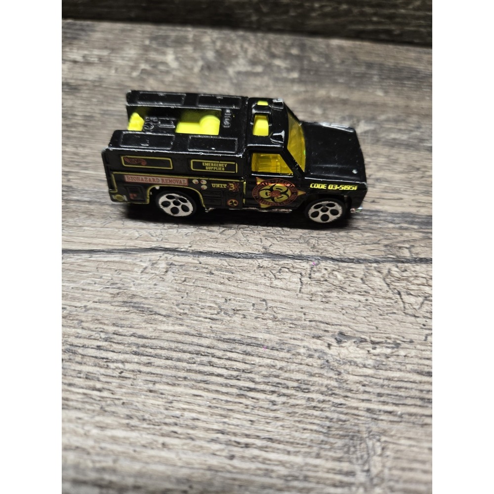 Vintage Hot Wheels 1974 Biohazard Removal‎ Black Truck Diecast Vehicle